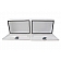 Dee Zee Tool Box Side Mount White Textured Powder Coated Aluminum 10.75 Cubic Feet - DZ59WH