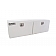 Dee Zee Tool Box Side Mount White Textured Powder Coated Aluminum 10.75 Cubic Feet - DZ59WH