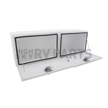 Dee Zee Tool Box Side Mount White Textured Powder Coated Aluminum 10.75 Cubic Feet - DZ59WH-3