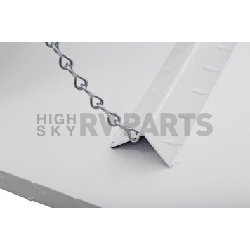 Dee Zee Tool Box Side Mount White Textured Powder Coated Aluminum 10.75 Cubic Feet - DZ59WH-6