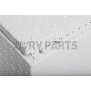 Dee Zee Tool Box Side Mount White Textured Powder Coated Aluminum 10.75 Cubic Feet - DZ59WH-7