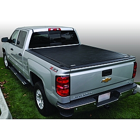 BAK Industries Tonneau Cover Hard Roll-Up Black Matte Textured Aluminum/ Vinyl - 36311