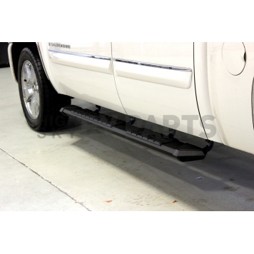 Iron Cross Running Board Black Powder Coated Steel Stationary - 82741-1