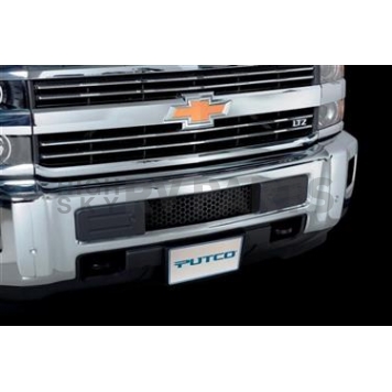 Putco Bumper Grille Insert Punch Powder Coated Black Stainless Steel - 88195
