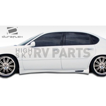 Extreme Dimensions Side Skirt - Primered Fiberglass Reinforced Plastic Black Set of 2 - 100009-8