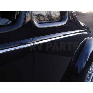 Lokar Performance Exterior Trim Kit Polished Aluminum Silver - TRIM018-1