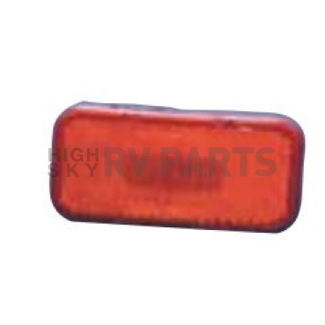 Fasteners Unlimited Tail Light Lens - Rectangular Red - 89237R