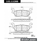 Stop Tech/ Power Slot Brake Pad - 102.11200