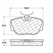 Stop Tech/ Power Slot Brake Pad - 103.04930