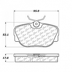 Stop Tech/ Power Slot Brake Pad - 103.04930