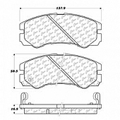 Stop Tech/ Power Slot Brake Pad - 103.05790