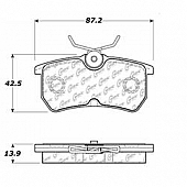 Stop Tech/ Power Slot Brake Pad - 104.08860