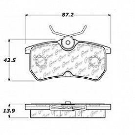 Stop Tech/ Power Slot Brake Pad - 104.08860