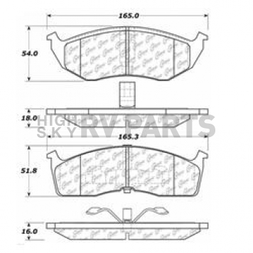 Stop Tech/ Power Slot Brake Pad - 103.05910