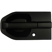 Help! By Dorman Exterior Door Handle - Plastic Black Single - 81497