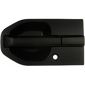 Help! By Dorman Exterior Door Handle - Plastic Black Single - 81497