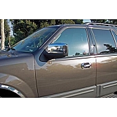 TFP (International Trim) Exterior Mirror Cover Driver And Passenger Side Silver Set Of 2 - 523