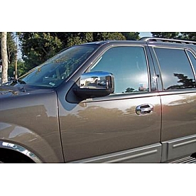 TFP (International Trim) Exterior Mirror Cover Driver And Passenger Side Silver Set Of 2 - 523