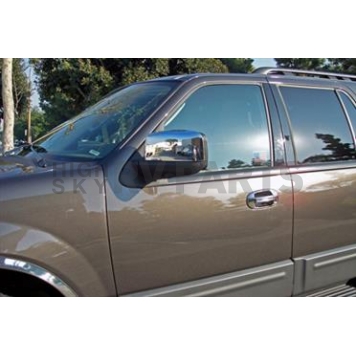 TFP (International Trim) Exterior Mirror Cover Driver And Passenger Side Silver Set Of 2 - 523