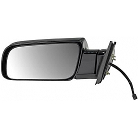 Dorman Exterior Mirror Powered Rectangular Black Single - 955-191