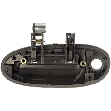 Help! By Dorman Exterior Door Handle - Plastic Black Single - 79351-1