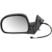 Dorman Exterior Mirror Powered Rectangular Black Single - 955-301