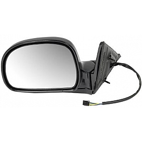 Dorman Exterior Mirror Powered Rectangular Black Single - 955-301