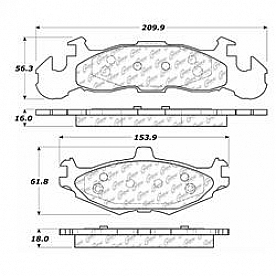Stop Tech/ Power Slot Brake Pad - 300.02190