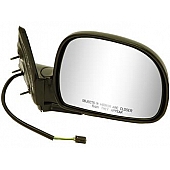 Dorman Exterior Mirror Powered Rectangular Black Single - 955-302