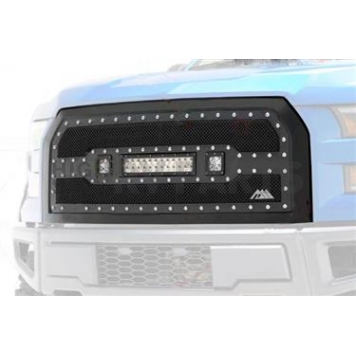 Paramount Automotive Grille - Matte Black ABS Plastic - 480859