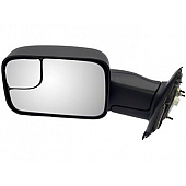 Dorman Exterior Mirror Manual Rectangular Black Single - 955-494