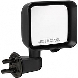 Dorman Exterior Mirror Manual Square Black Single - 955-957