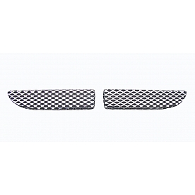 Street Scene Bumper Grille Insert Mesh Chrome Plated Silver Steel - 95078610