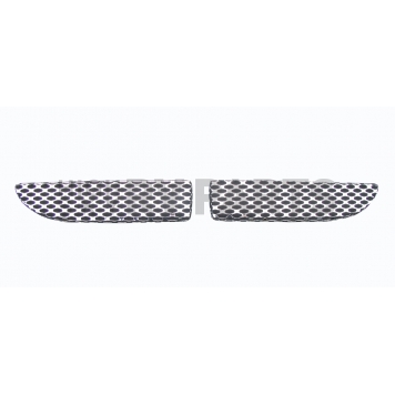 Street Scene Bumper Grille Insert Mesh Chrome Plated Silver Steel - 95078610