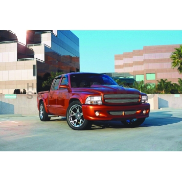 Street Scene Bumper Grille Insert Mesh Chrome Plated Silver Steel - 95078610-1