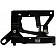 Help! By Dorman Interior Door Handle - Lever OEM Black Single - 81172