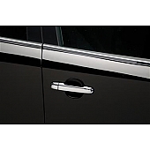 Putco Exterior Door Handle Cover - Silver ABS Plastic Chrome Plated - 401741