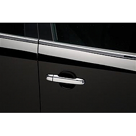 Putco Exterior Door Handle Cover - Silver ABS Plastic Chrome Plated - 401741