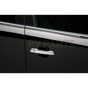 Putco Exterior Door Handle Cover - Silver ABS Plastic Chrome Plated - 401741