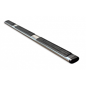 Go Rhino Nerf Bar - Truck Wheel To Wheel Stainless Steel Oval 6 Inch - 660104PS