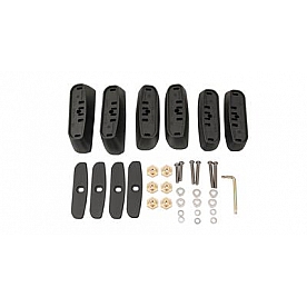 Rhino-Rack USA Roof Rack Mounting Kit Black Set Of 6 - RCP21BK