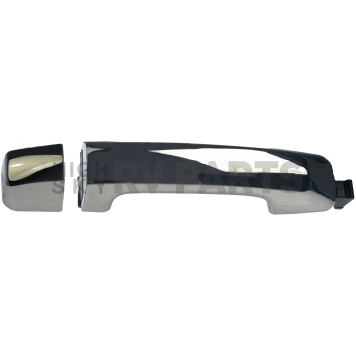 Help! By Dorman Exterior Door Handle - Plastic Silver/ Black Single - 81298