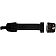 Help! By Dorman Exterior Door Handle - Plastic Silver/ Black Single - 81298