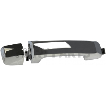 Help! By Dorman Exterior Door Handle - Plastic Silver/ Black Single - 81298-2