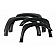 Black Horse Offroad Fender Flare - Black Duraflex Plastic Matte Set Of 4 - FTOTASMPKT