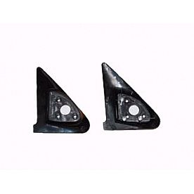 Street Scene Exterior Mirror Bracket Black ABS Plastic Set Of 2 - 95013510