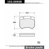 Stop Tech/ Power Slot Brake Pad - 102.00050