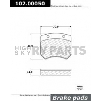 Stop Tech/ Power Slot Brake Pad - 102.00050