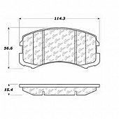 Stop Tech/ Power Slot Brake Pad - 300.09040