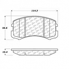 Stop Tech/ Power Slot Brake Pad - 300.09040